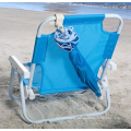 Pink Blue Green Personalizado Portable al aire libre Silla de playa para bebés para bebés con paraguas